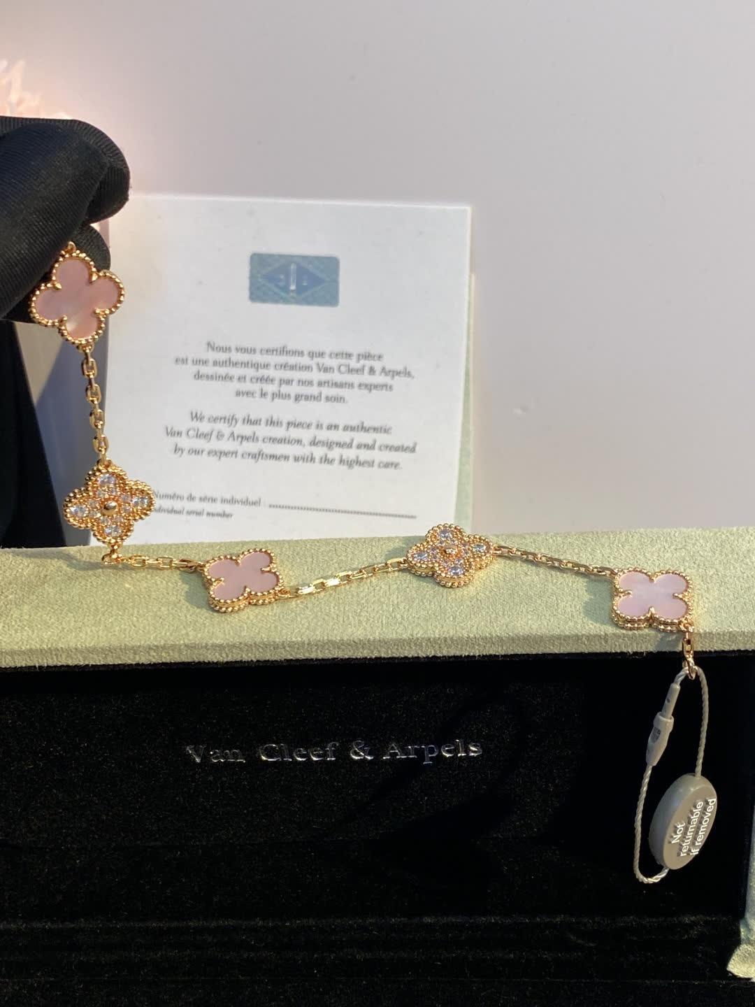 Van Cleef & Arpels Alhambra Pink Gold Bracelet